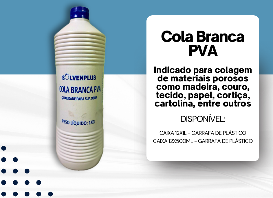 Cola Branca PVA Solvenpus
